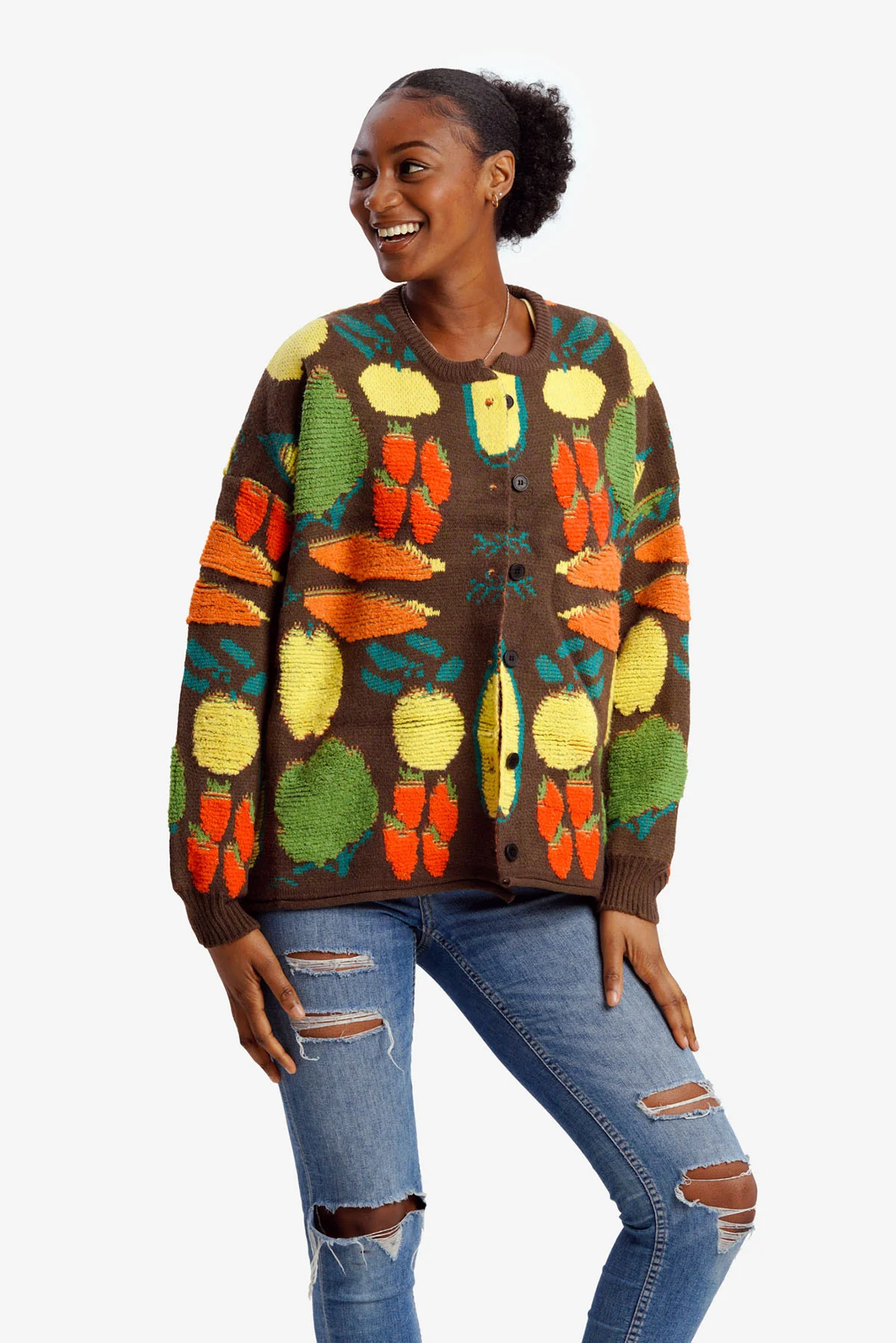 Brown Harvest Cardigan - Image 4